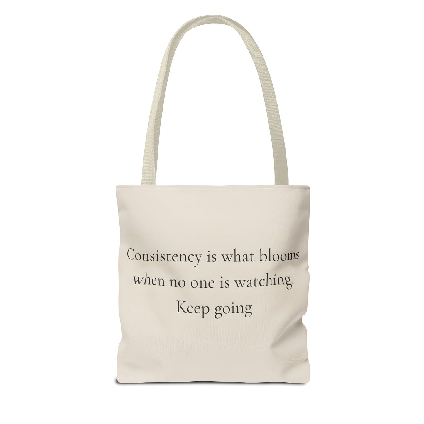 Botanical Inspirational Tote Bag, Eco-Friendly Shopper, Quote Tote for Plant Lovers, Canvas Carry-All, Gift for Her