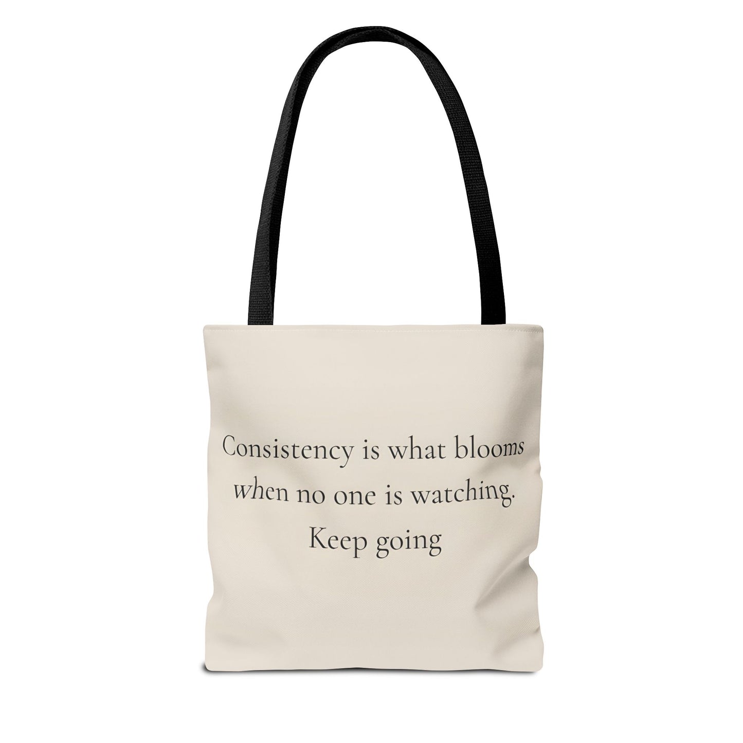 Botanical Inspirational Tote Bag, Eco-Friendly Shopper, Quote Tote for Plant Lovers, Canvas Carry-All, Gift for Her