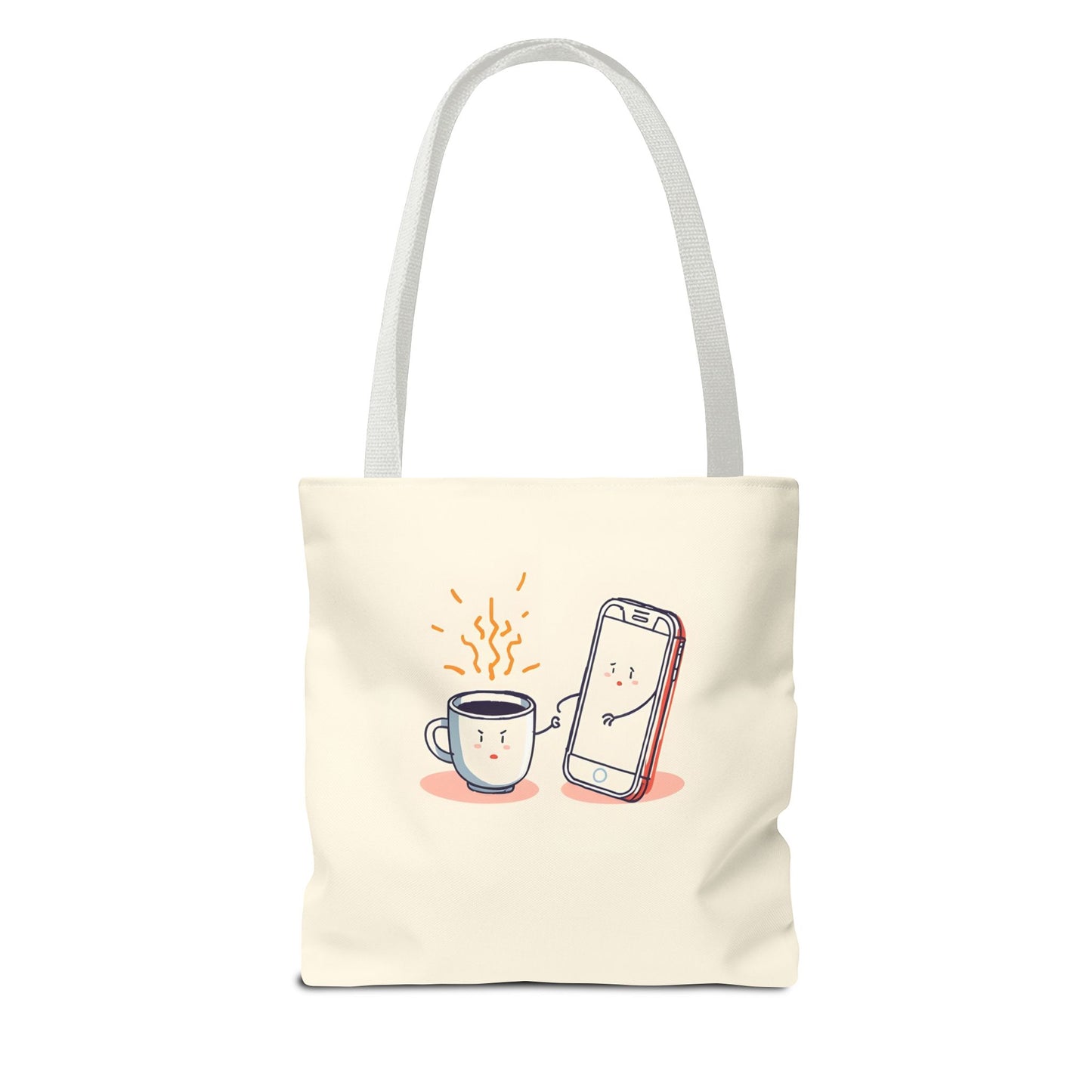 Tote Bag "Se der bug é só me reiniciar com café" – Tote Bag Divertida e Estilosa