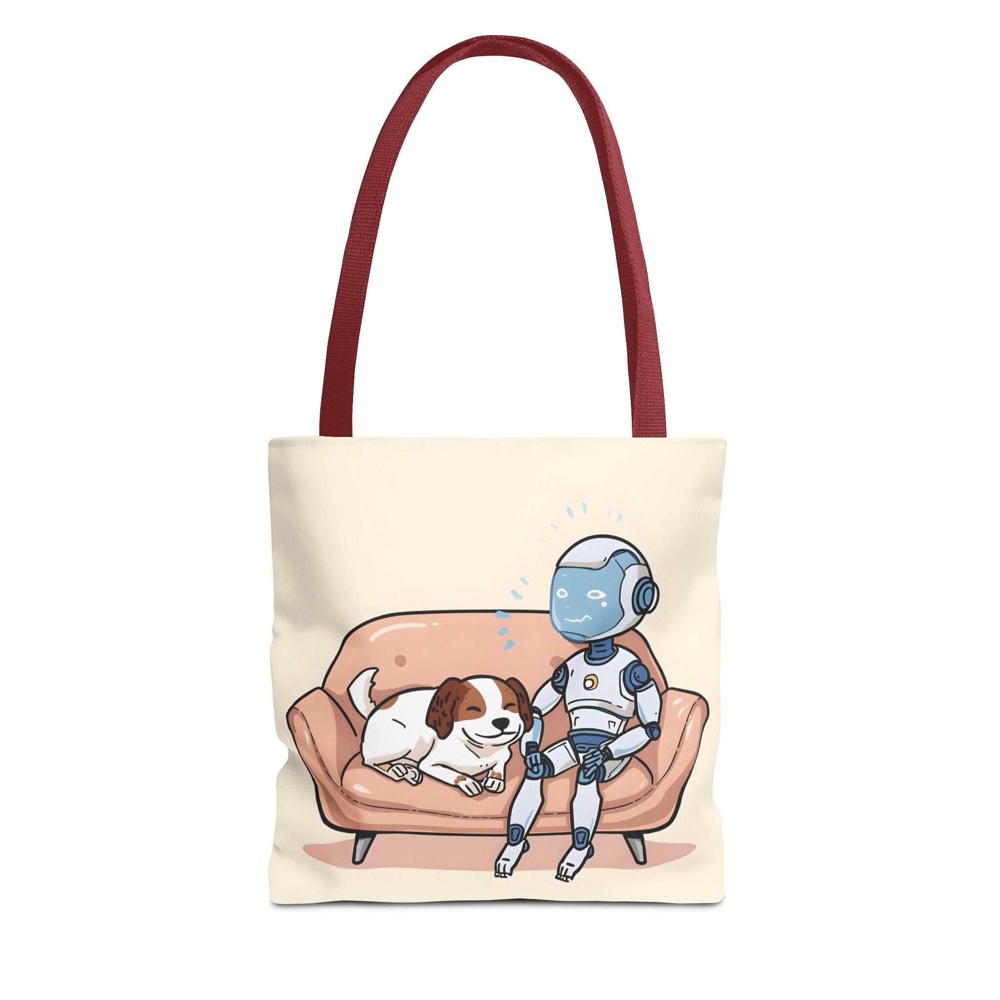 AI Therapy Session Tote | Funny Cartoon Bag for Digital Minds