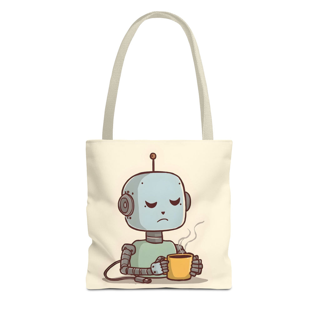 Even I Need a Coffee Break Tote Bag | Funny AI-Inspired Gift for Coffee Lovers
