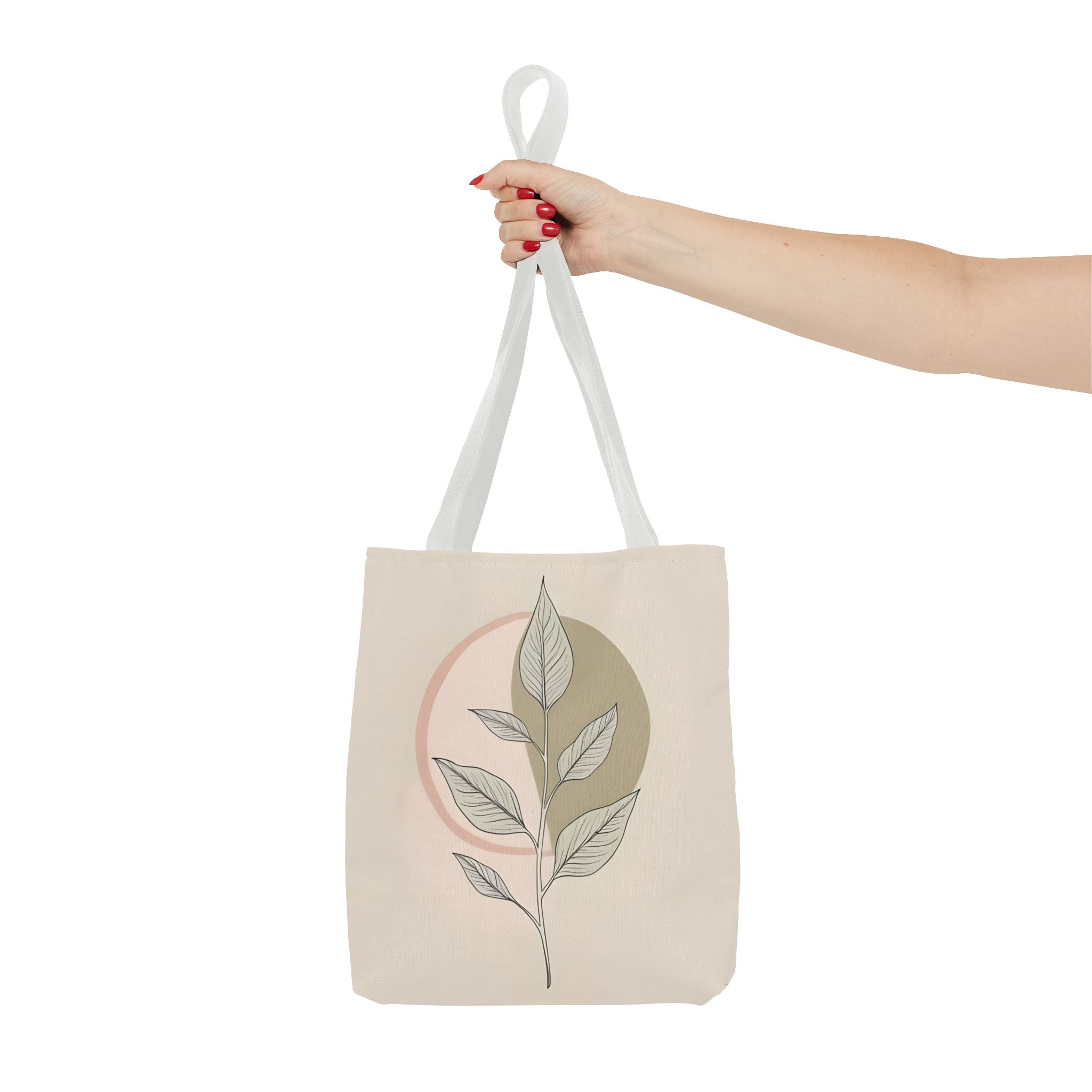 Botanical Inspirational Tote Bag, Eco-Friendly Shopper, Quote Tote for Plant Lovers, Canvas Carry-All, Gift for Her