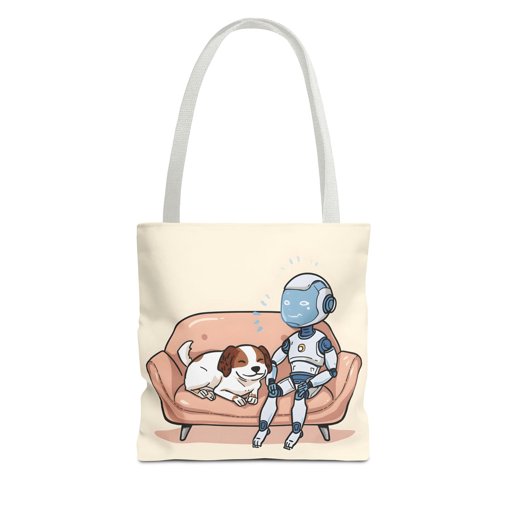 AI Therapy Session Tote | Funny Cartoon Bag for Digital Minds