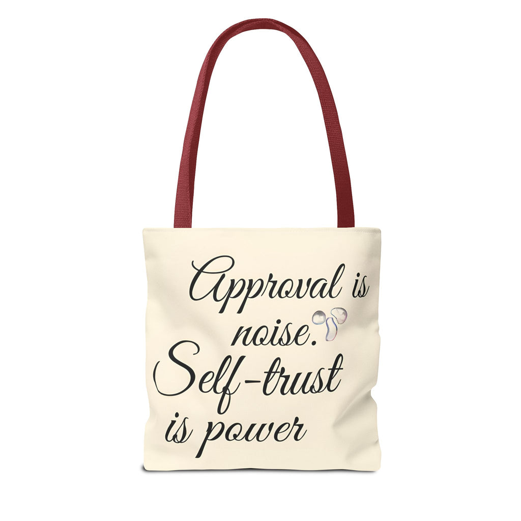 Self-trust Tote bag