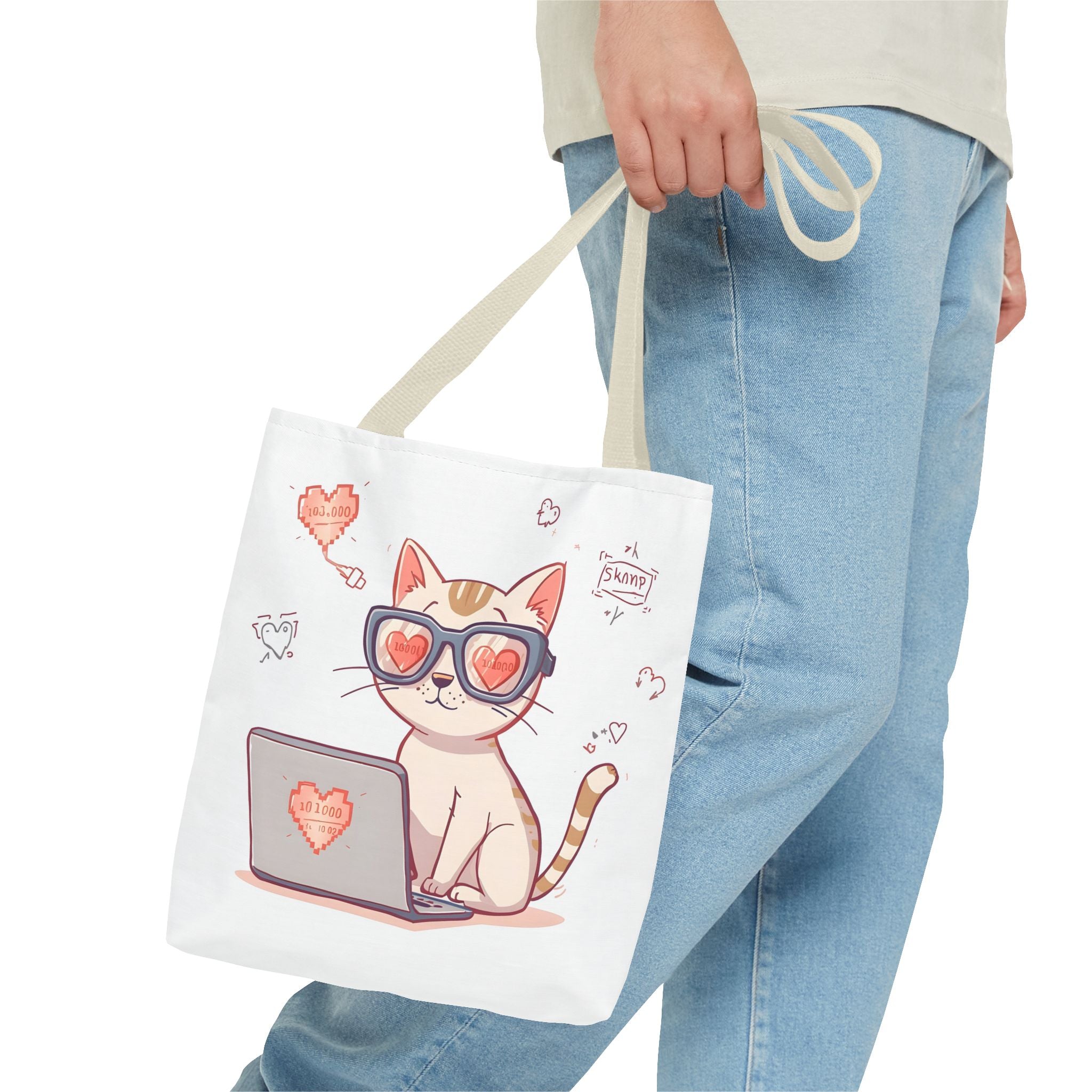 Funny Tech Tote Bag – “You Call It Love. I Call It Code.” | Gift for Programmers & AI Lovers