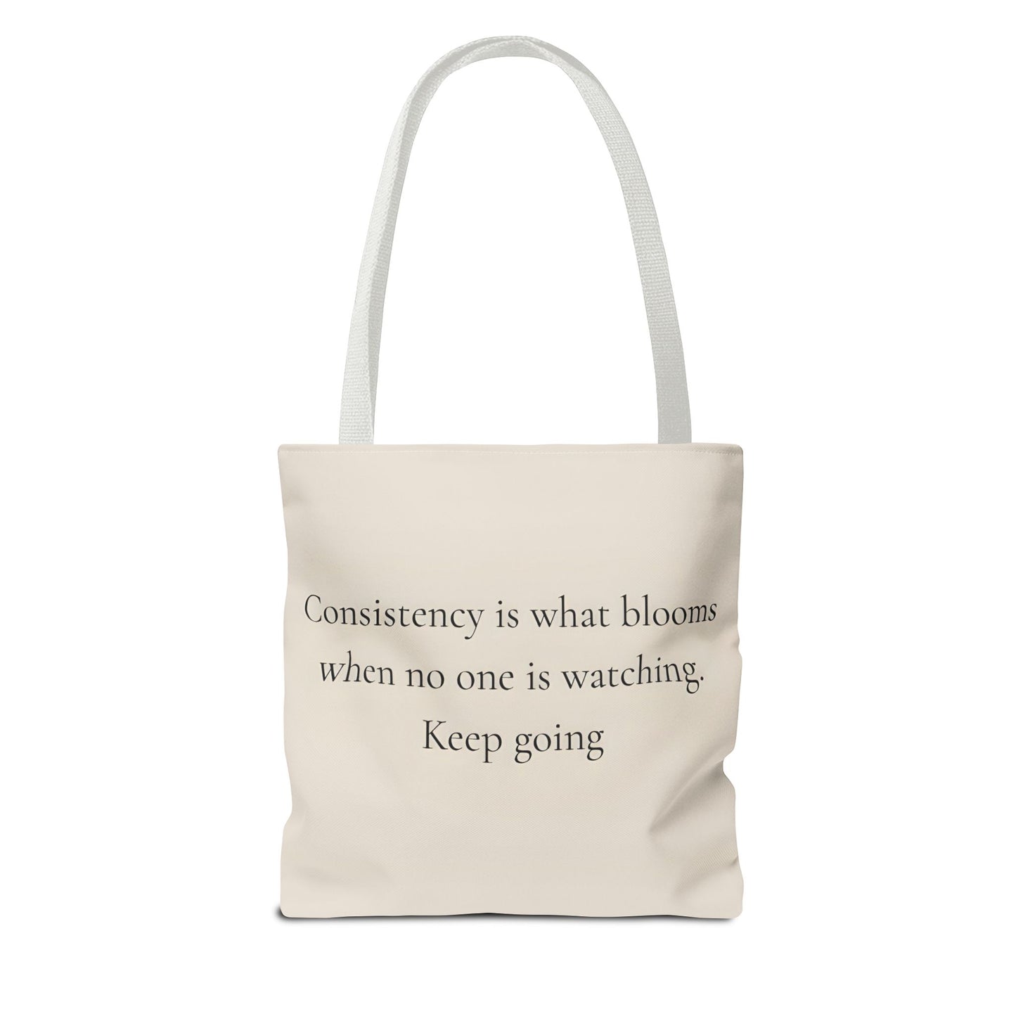 Botanical Inspirational Tote Bag, Eco-Friendly Shopper, Quote Tote for Plant Lovers, Canvas Carry-All, Gift for Her