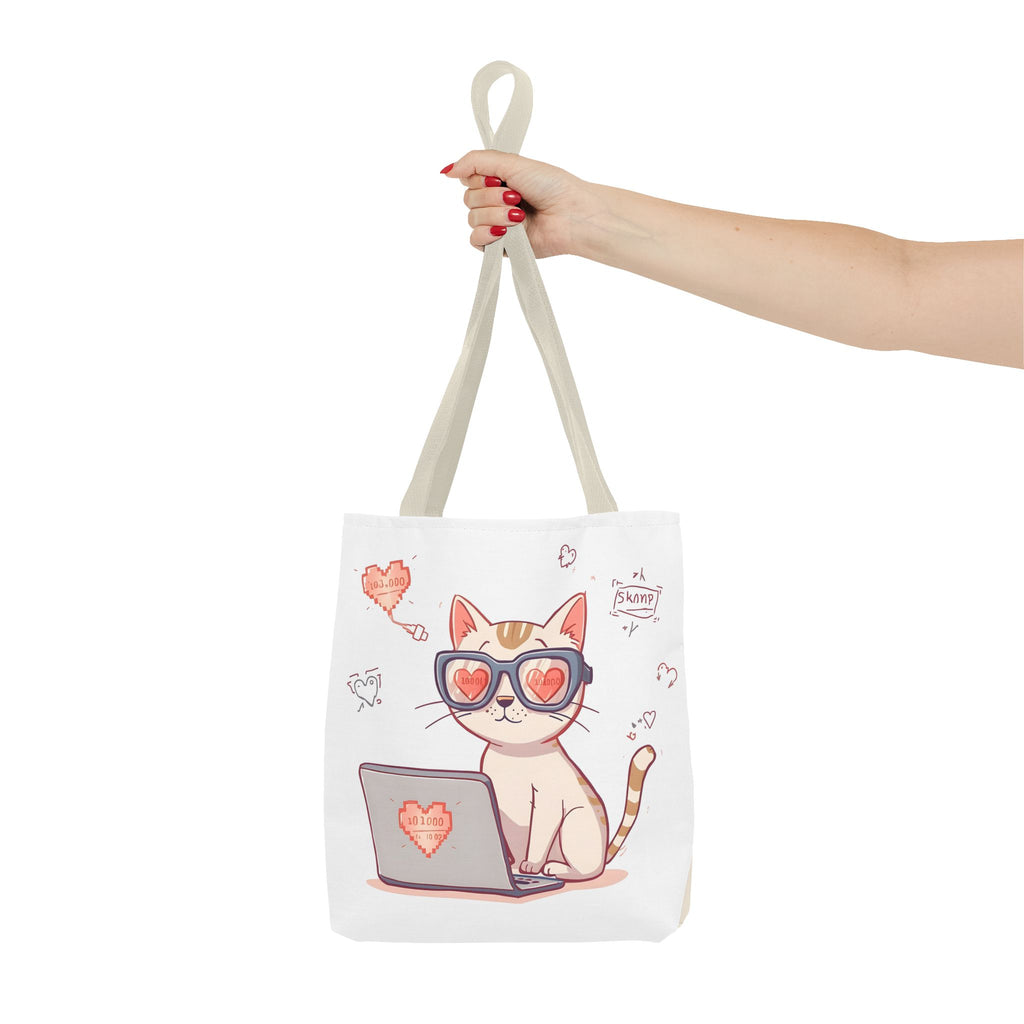 Funny Tech Tote Bag – “You Call It Love. I Call It Code.” | Gift for Programmers & AI Lovers