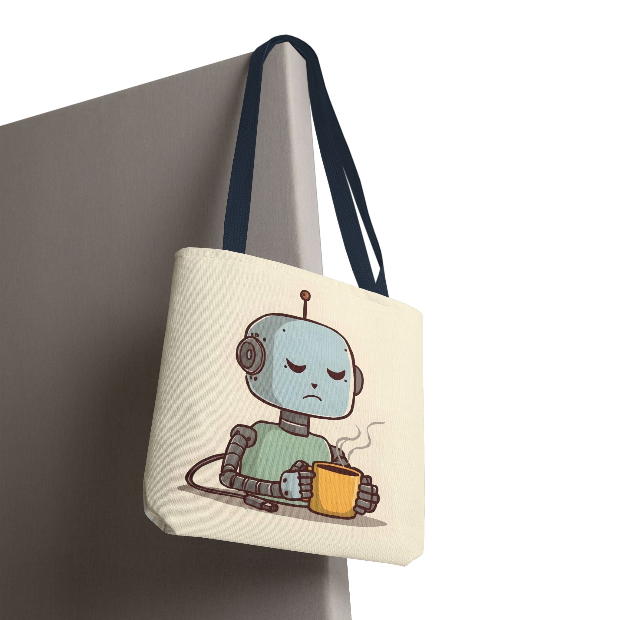 Even I Need a Coffee Break Tote Bag | Funny AI-Inspired Gift for Coffee Lovers
