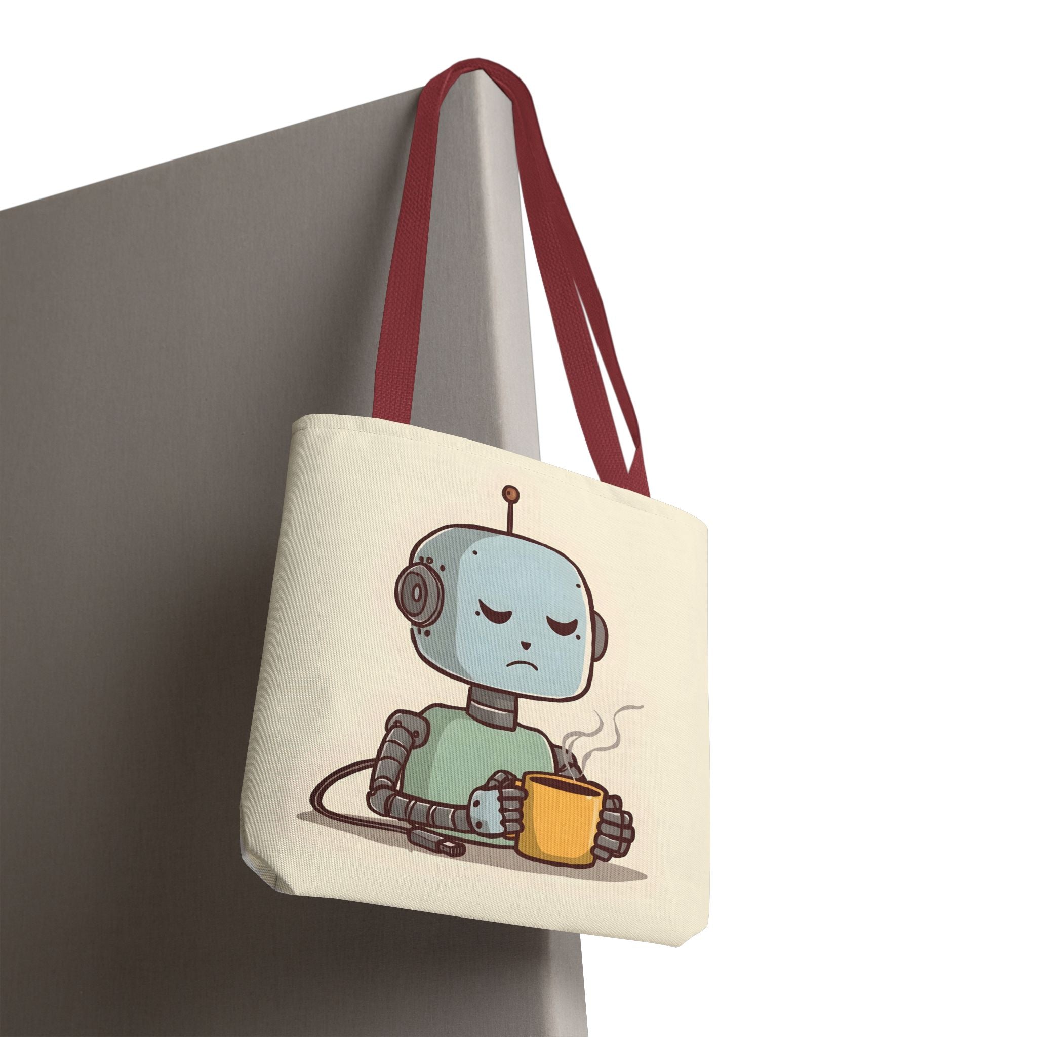 Even I Need a Coffee Break Tote Bag | Funny AI-Inspired Gift for Coffee Lovers