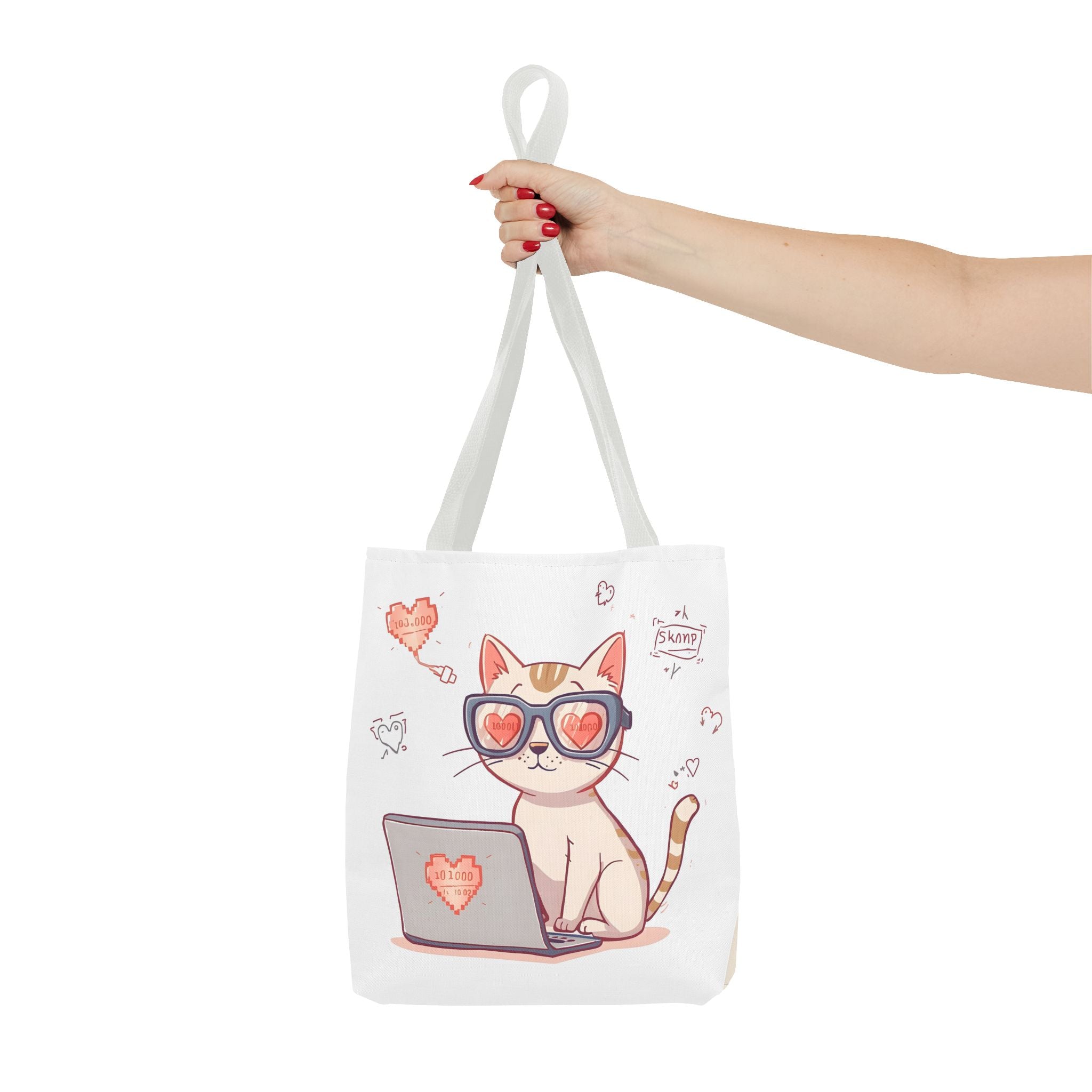 Funny Tech Tote Bag – “You Call It Love. I Call It Code.” | Gift for Programmers & AI Lovers