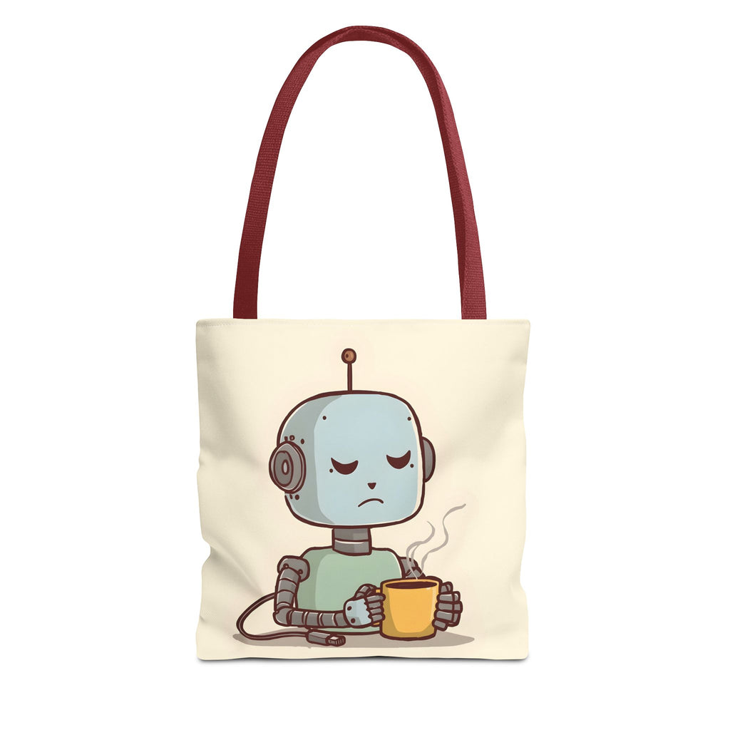 Even I Need a Coffee Break Tote Bag | Funny AI-Inspired Gift for Coffee Lovers