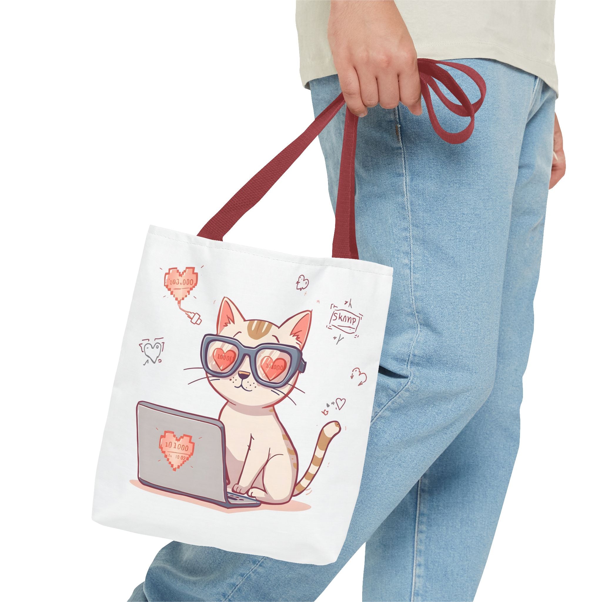 Funny Tech Tote Bag – “You Call It Love. I Call It Code.” | Gift for Programmers & AI Lovers