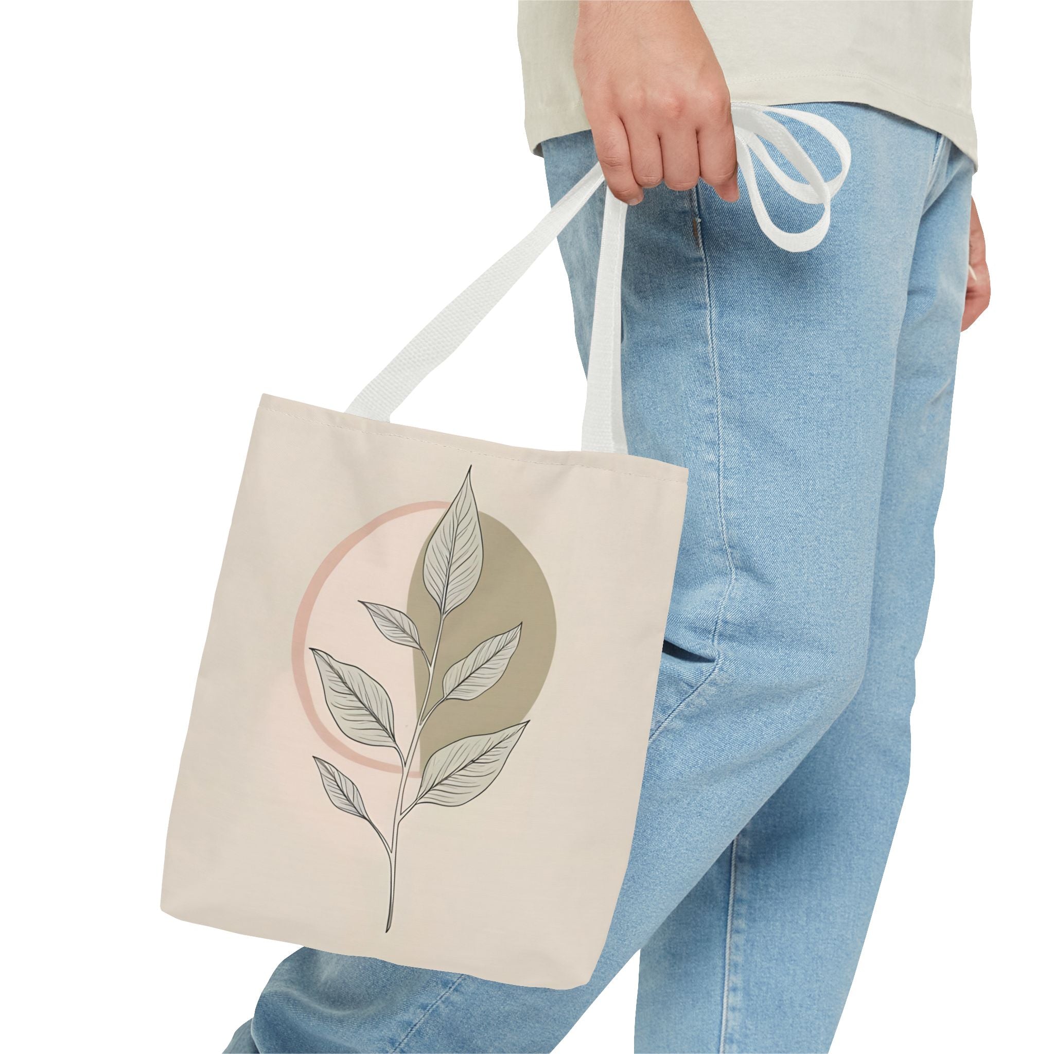 Botanical Inspirational Tote Bag, Eco-Friendly Shopper, Quote Tote for Plant Lovers, Canvas Carry-All, Gift for Her