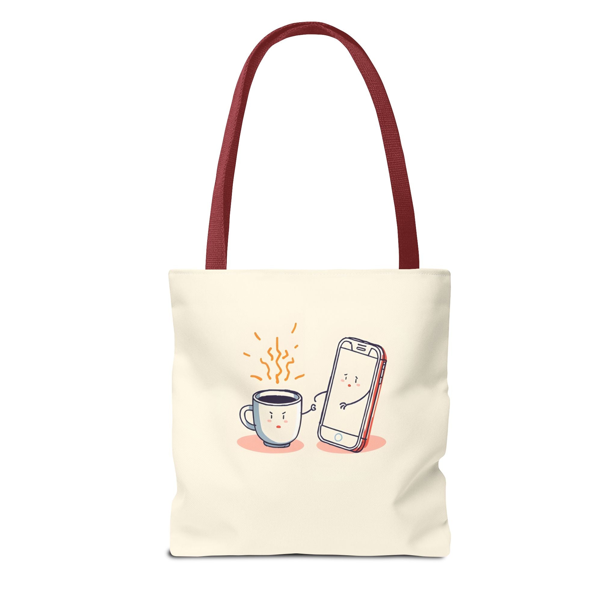 Tote Bag  "Se der bug é só me reiniciar com café" – Tote Bag Divertida e Estilosa