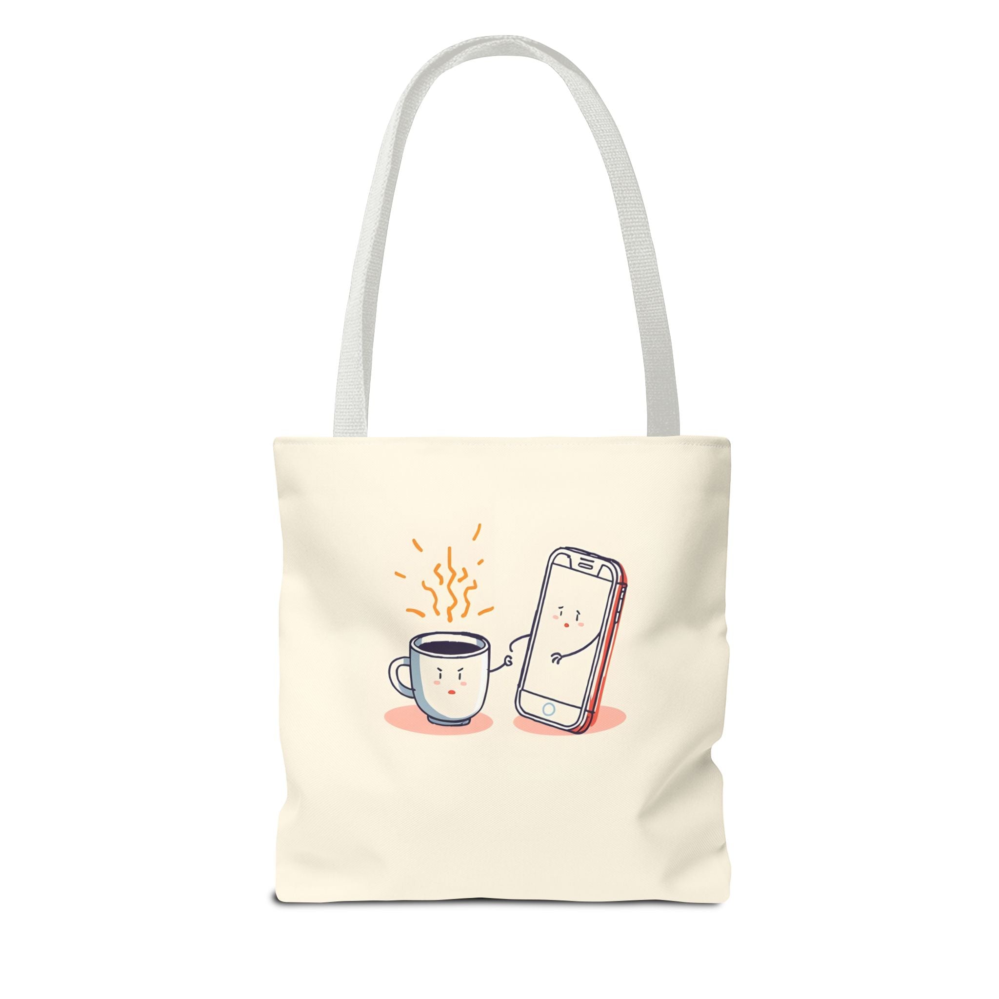 Tote Bag  "Se der bug é só me reiniciar com café" – Tote Bag Divertida e Estilosa