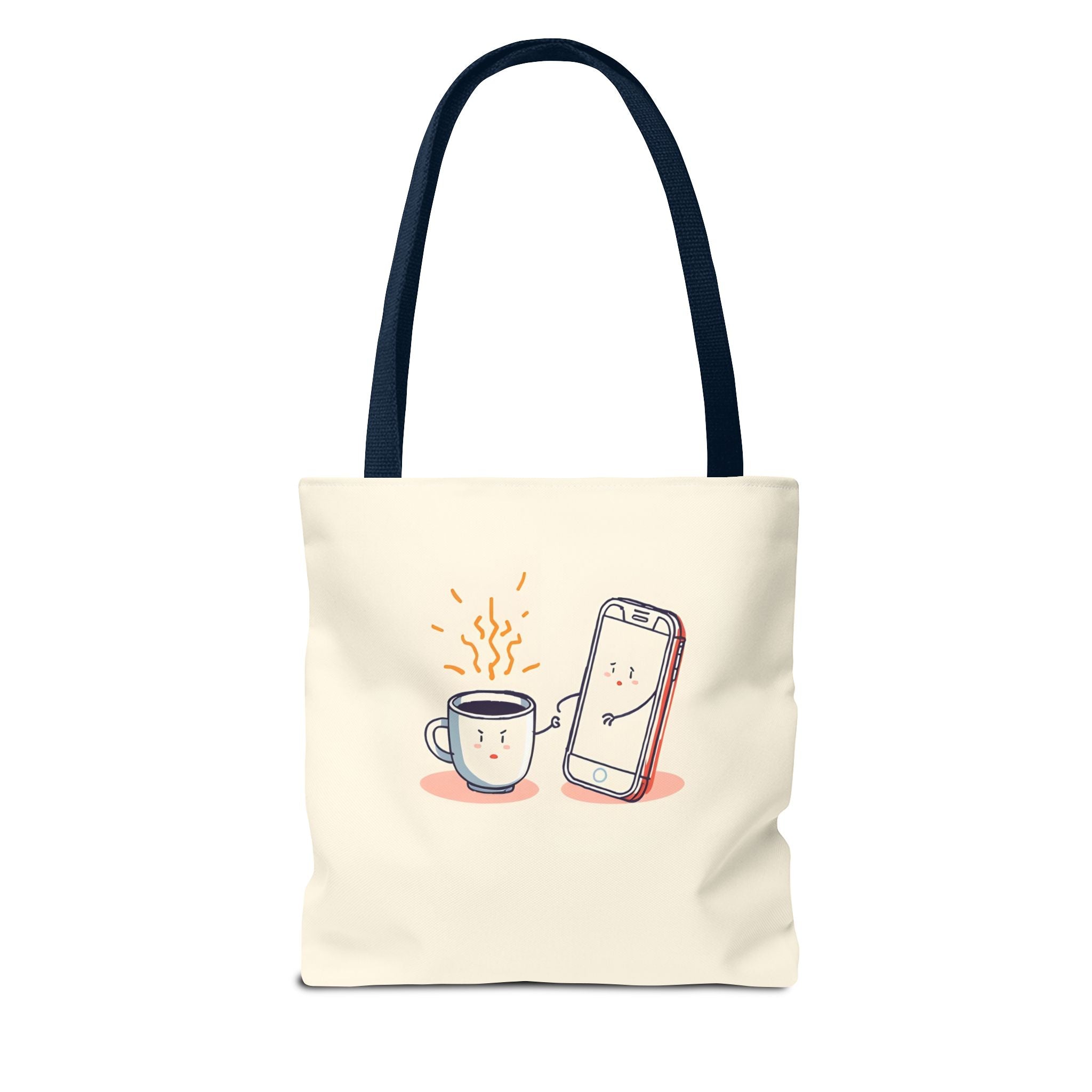 Tote Bag  "Se der bug é só me reiniciar com café" – Tote Bag Divertida e Estilosa