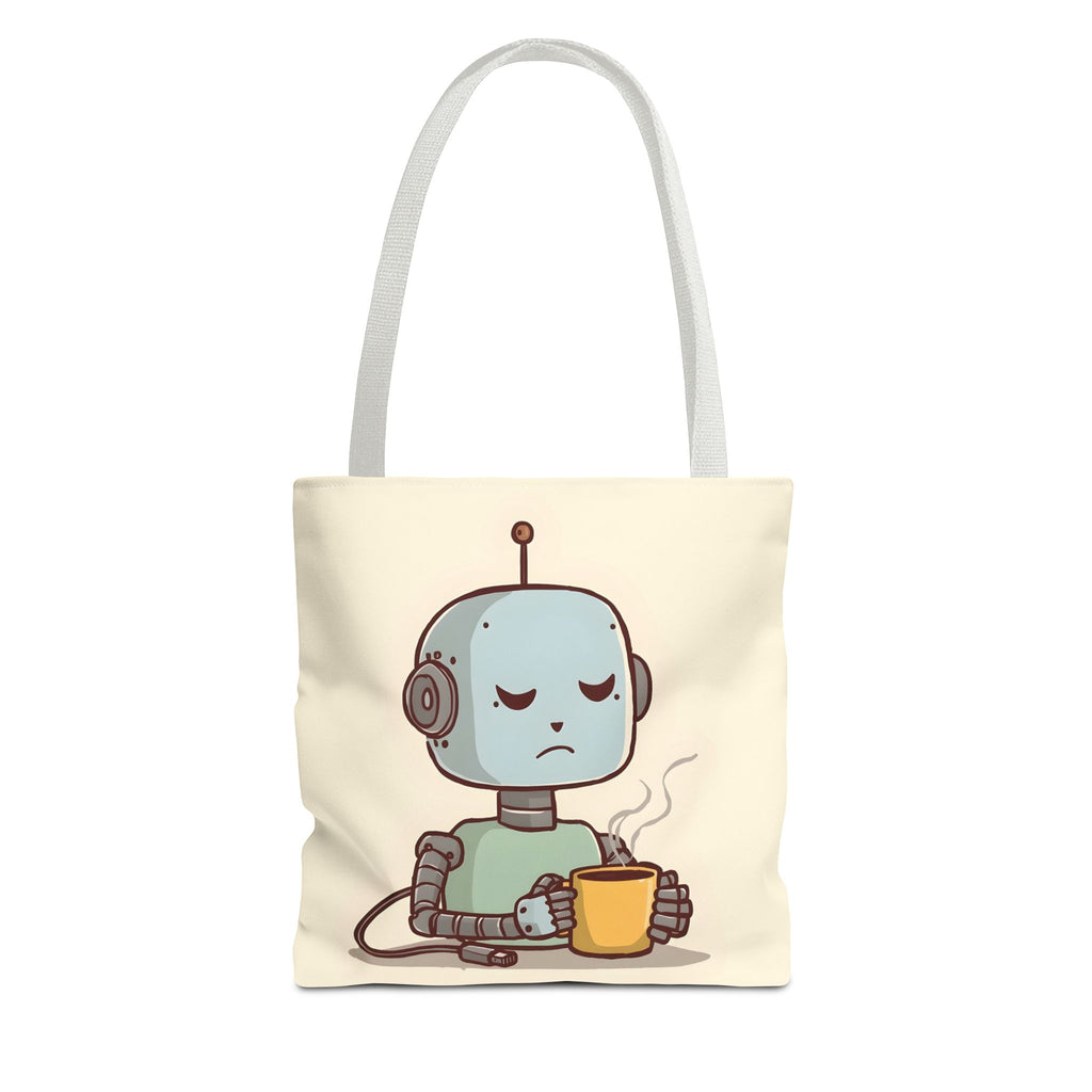 Even I Need a Coffee Break Tote Bag | Funny AI-Inspired Gift for Coffee Lovers