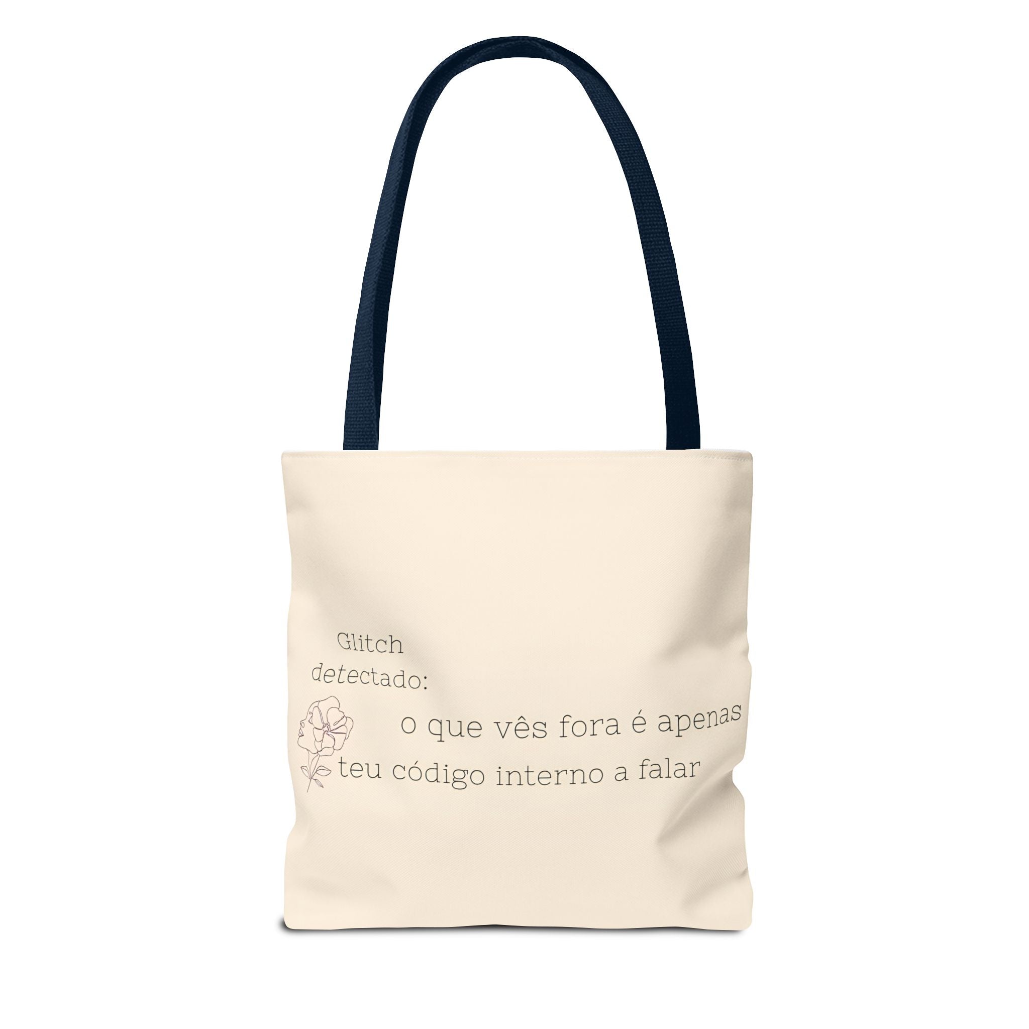 Glitch Detectado Tote Bag – O que vês fora é o teu código interno a falar