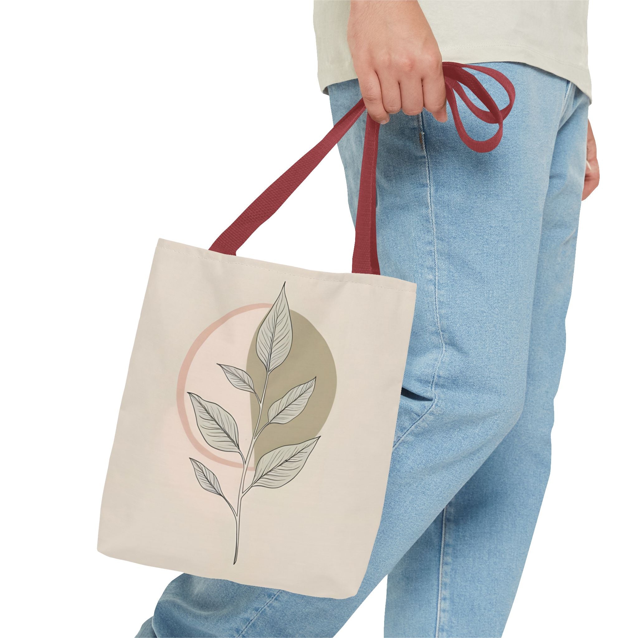 Botanical Inspirational Tote Bag, Eco-Friendly Shopper, Quote Tote for Plant Lovers, Canvas Carry-All, Gift for Her