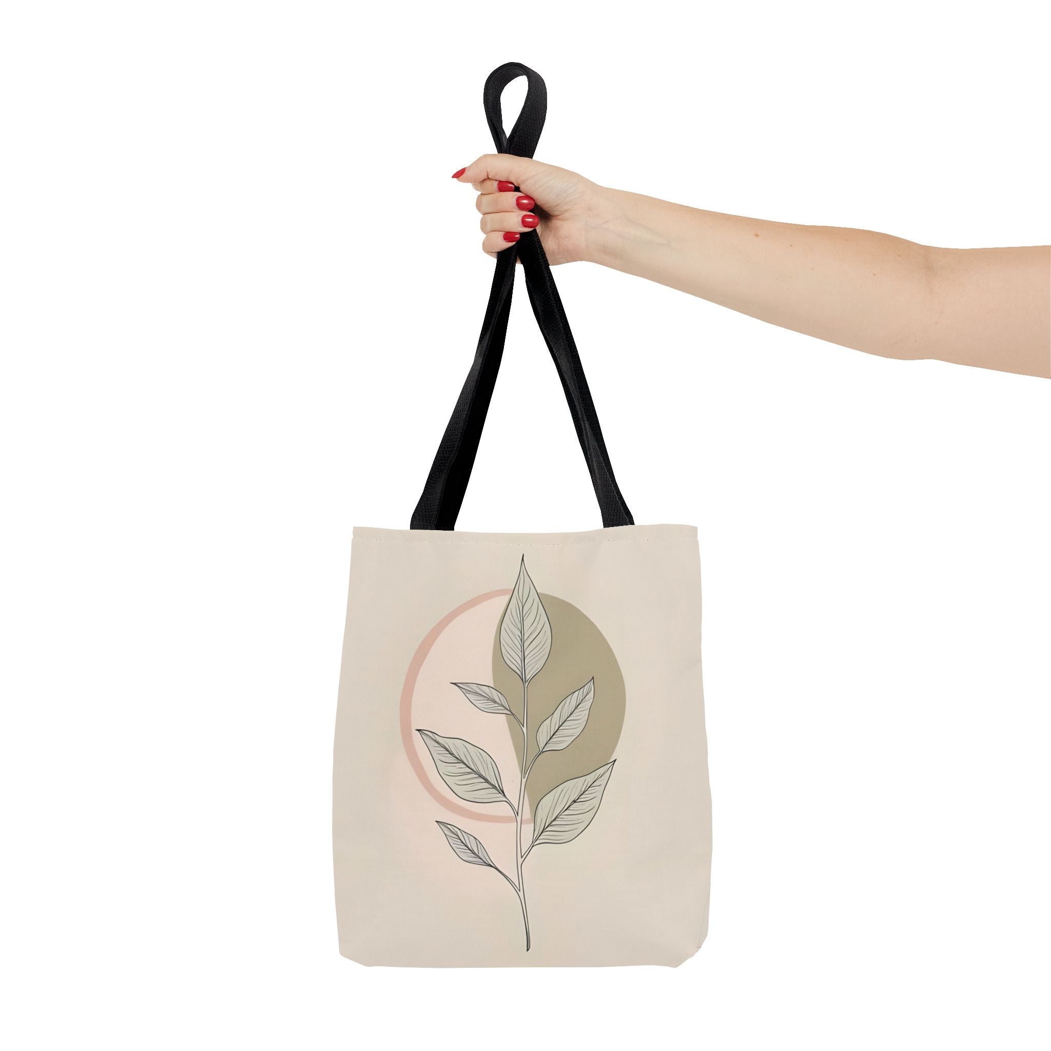 Botanical Inspirational Tote Bag, Eco-Friendly Shopper, Quote Tote for Plant Lovers, Canvas Carry-All, Gift for Her