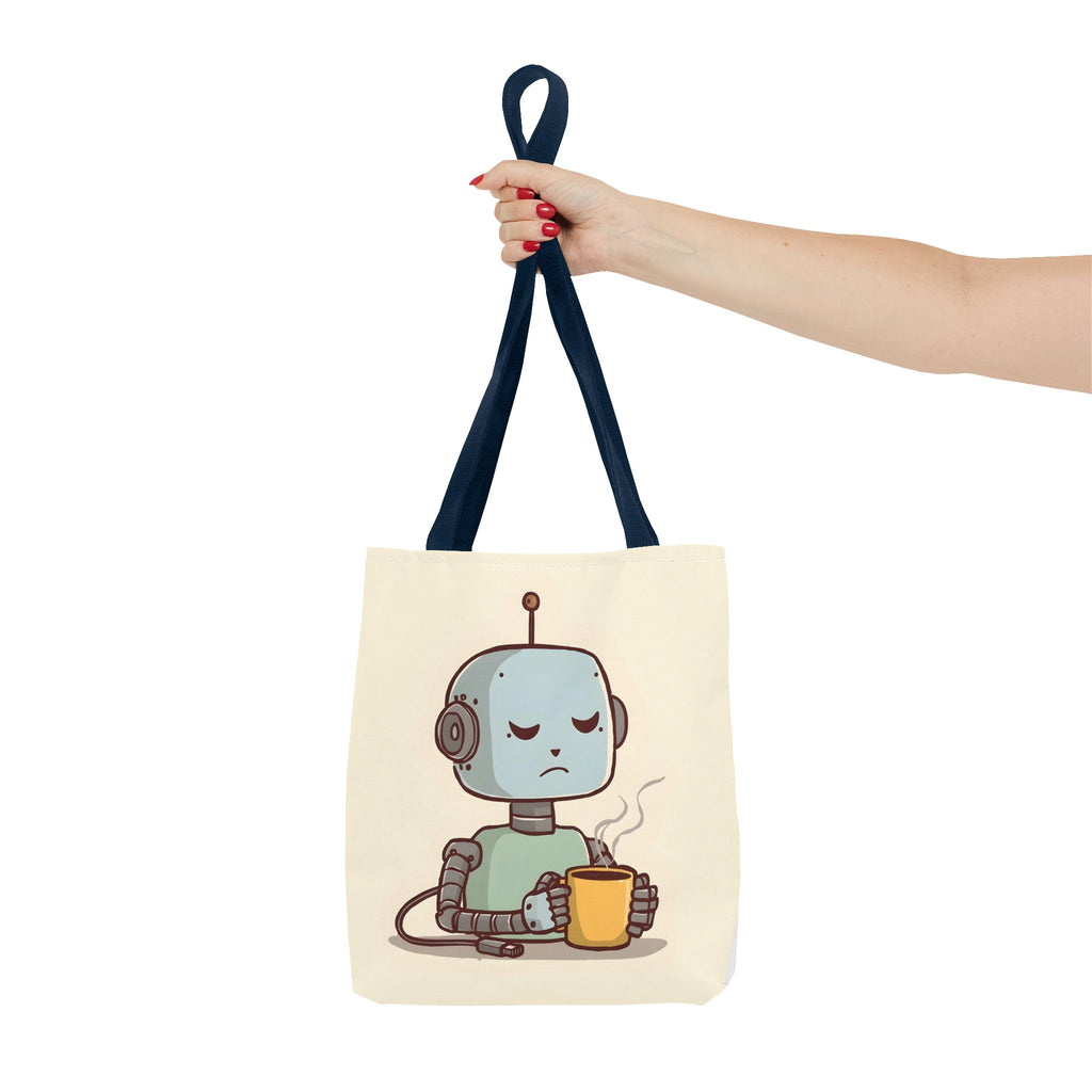 Even I Need a Coffee Break Tote Bag | Funny AI-Inspired Gift for Coffee Lovers