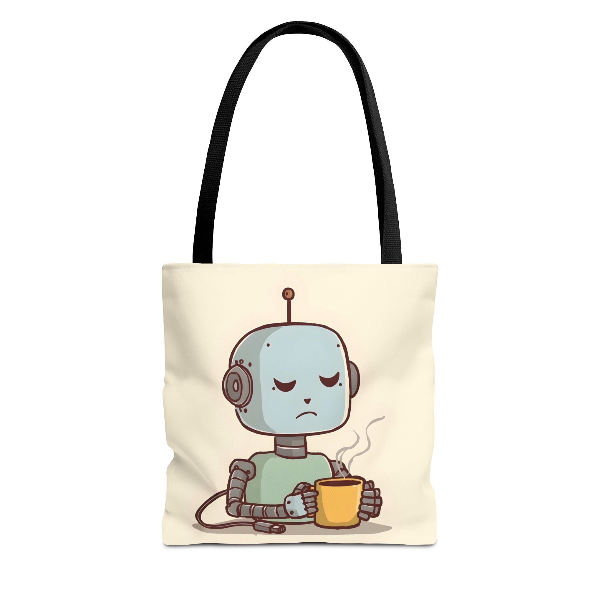 Even I Need a Coffee Break Tote Bag | Funny AI-Inspired Gift for Coffee Lovers