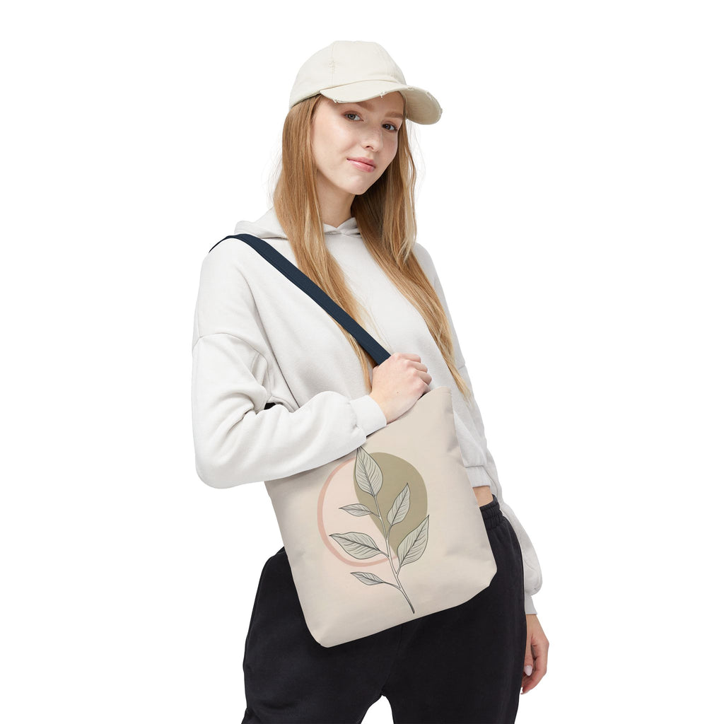 Botanical Inspirational Tote Bag, Eco-Friendly Shopper, Quote Tote for Plant Lovers, Canvas Carry-All, Gift for Her